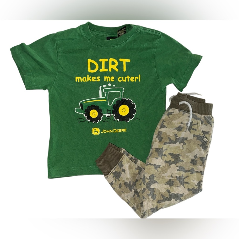 Boys John Deere & tough skins outfit